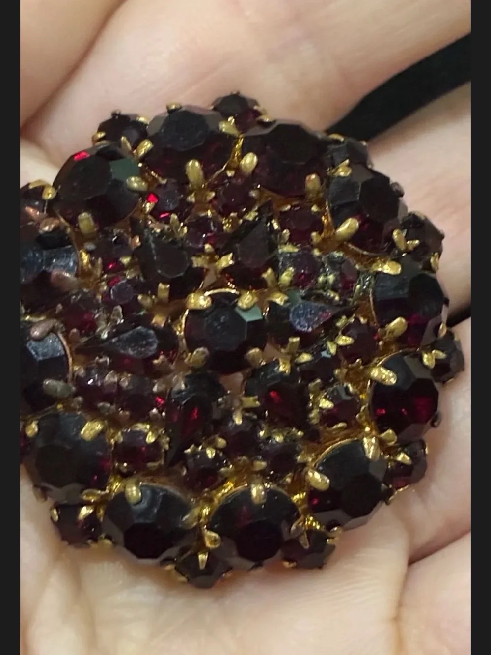 Vintage Austrian Crystal Brooch